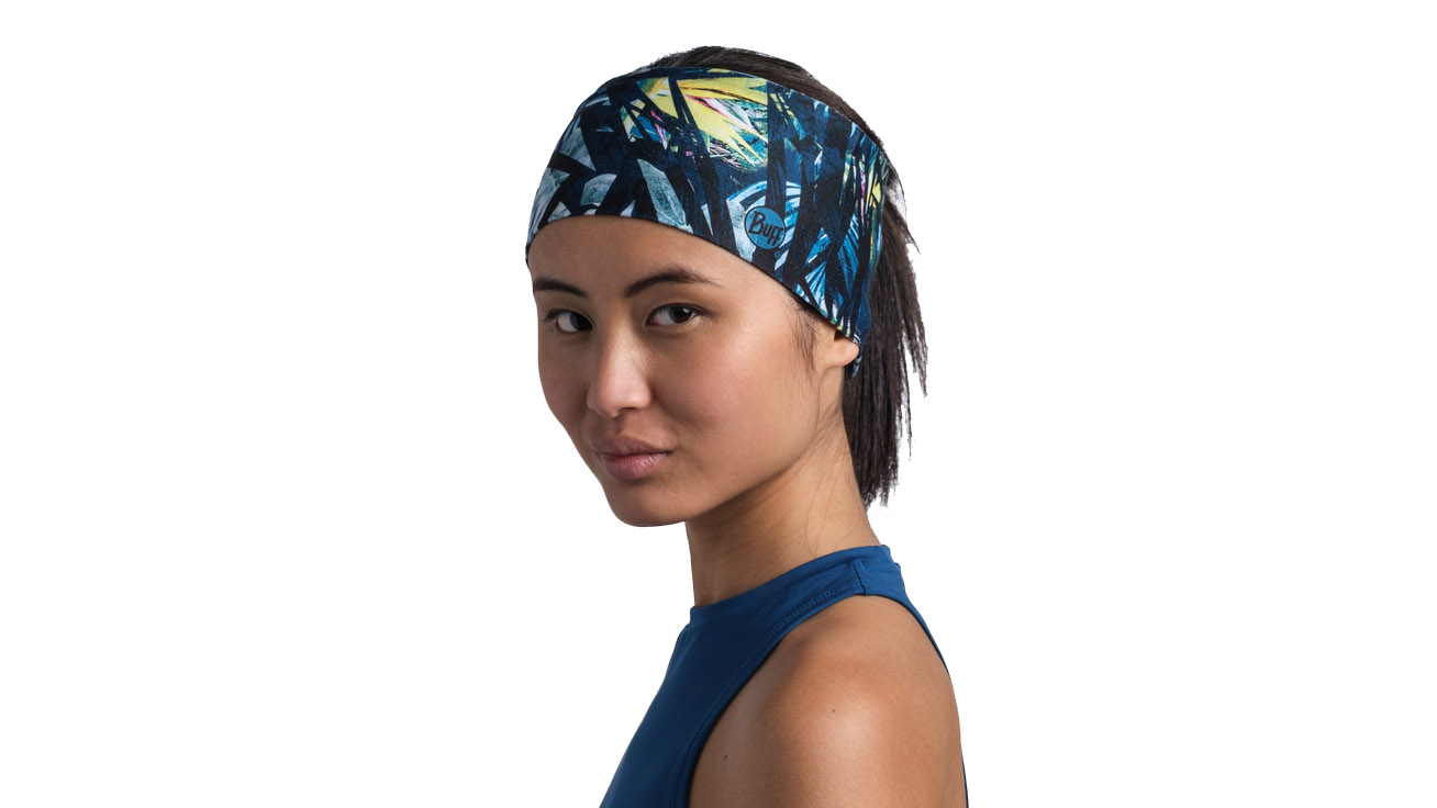 BUFF Opaska COOLNET UV® Wide Headband - Ipe navy